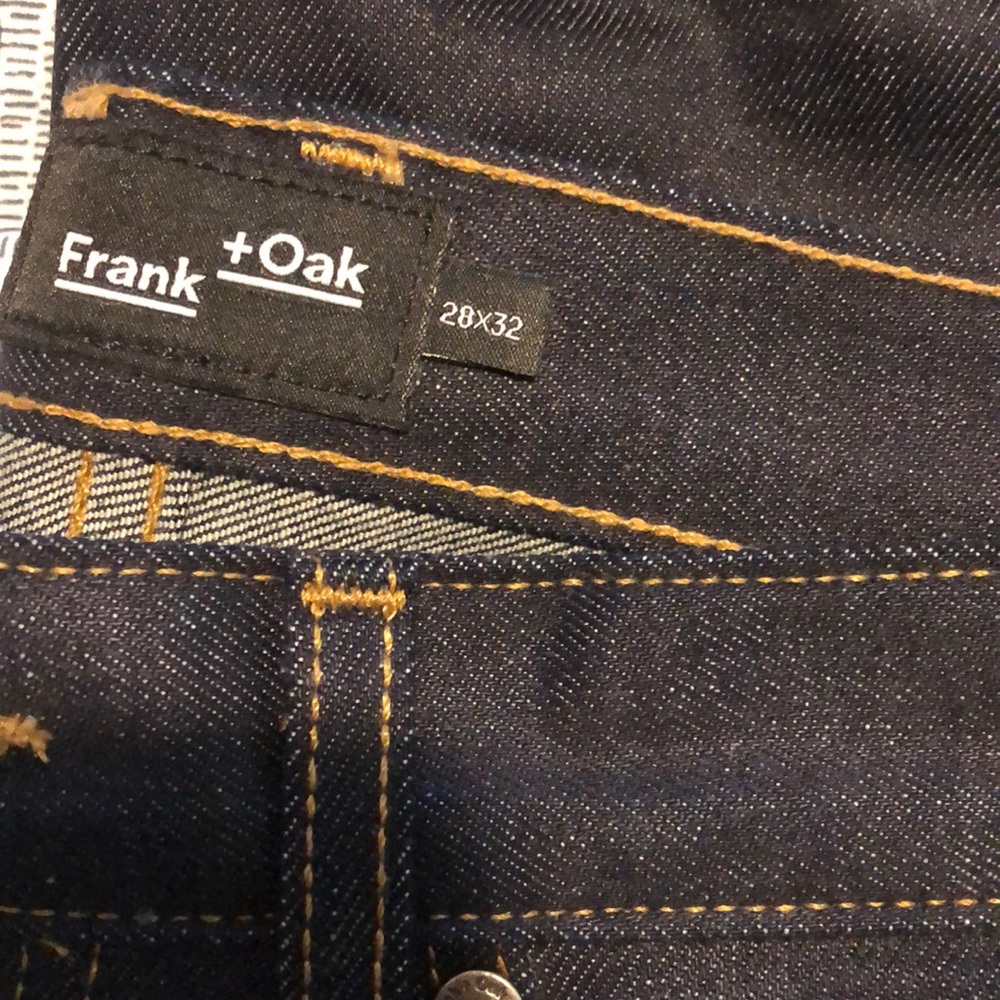 Frank and Oak selvedge jeans